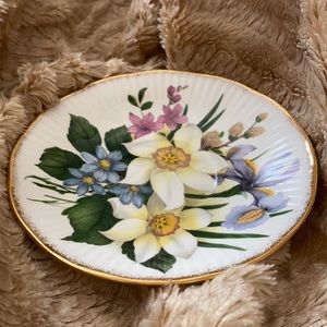 ~Royal Ardalt~  Vintage Floral Bone China Saucer